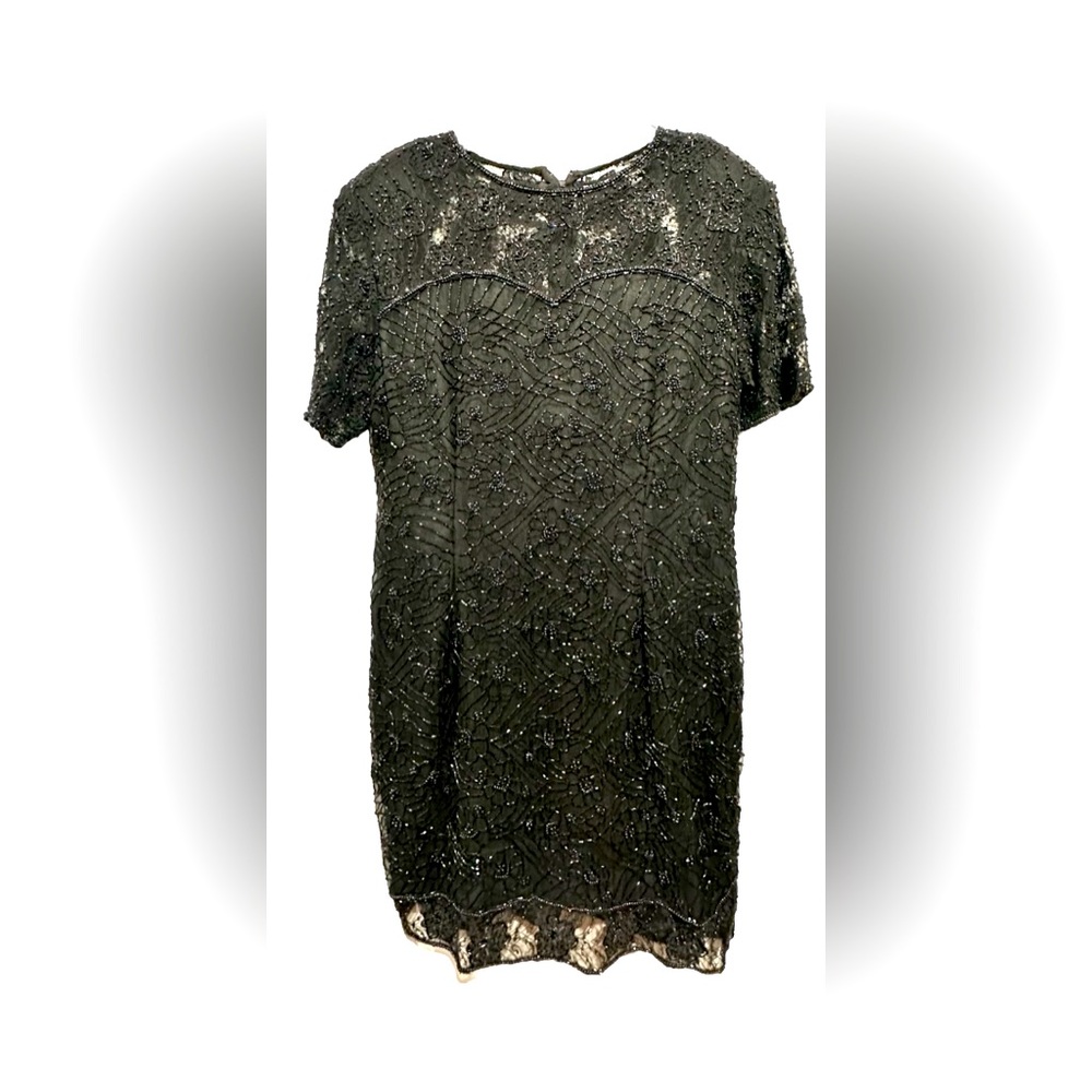The Stenay Vintage Beaded Dress